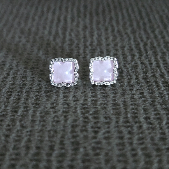 Kendra Scott "Mallory" Rose🌹 Quartz Stud Earrings - NWT - Picture 2 of 16